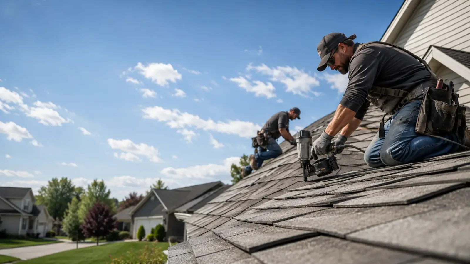 Storm Damage Roof Repair in Victoria, IL near me